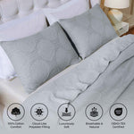 Superior Tanta Cotton Medium Weight Textured Circles Woven Coverlet