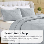 Superior Tanta Cotton Medium Weight Textured Circles Woven Coverlet