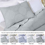 Superior Tanta Cotton Medium Weight Textured Circles Woven Coverlet