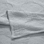 Superior Tanta Cotton Medium Weight Textured Circles Woven Coverlet