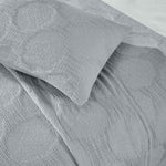 Superior Tanta Cotton Medium Weight Textured Circles Woven Coverlet
