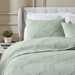 Superior Tanta Cotton Medium Weight Textured Circles Woven Coverlet