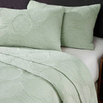 Superior Tanta Cotton Medium Weight Textured Circles Woven Coverlet