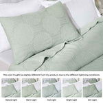 Superior Tanta Cotton Medium Weight Textured Circles Woven Coverlet