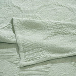 Superior Tanta Cotton Medium Weight Textured Circles Woven Coverlet