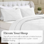 Superior Tanta Cotton Medium Weight Textured Circles Woven Coverlet