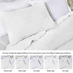 Superior Tanta Cotton Medium Weight Textured Circles Woven Coverlet