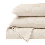 Superior Tanta Cotton Medium Weight Textured Circles Woven Coverlet