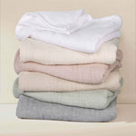 Superior Tanta Cotton Medium Weight Textured Circles Woven Coverlet
