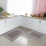 Superior Troy Solid Non-Slip Machine Washable Bath Rug Set
