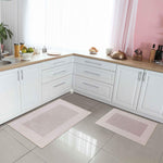 Superior Troy Solid Non-Slip Machine Washable Bath Rug Set