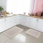 Superior Troy Solid Non-Slip Machine Washable Bath Rug Set