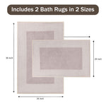 Superior Troy Solid Non-Slip Machine Washable Bath Rug Set