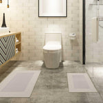 Superior Troy Solid Non-Slip Machine Washable Bath Rug Set