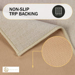 Superior Troy Solid Non-Slip Machine Washable Bath Rug Set