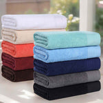 Turkish Cotton Plush Towel Set 6 Piece - Herringbone