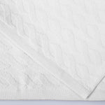 Superior Turkish Cotton Jacquard Herringbone Solid 12 Piece Face Towel