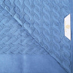 Superior Turkish Cotton Jacquard Herringbone Solid 4 Piece Bath Towels