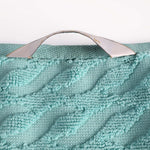 Superior Turkish Cotton Jacquard Herringbone Solid 4 Piece Bath Towels