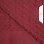 Superior Turkish Cotton Jacquard Herringbone Solid 4 Piece Bath Towels