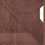 Superior Turkish Cotton Jacquard Herringbone Solid 6 Piece Hand Towel