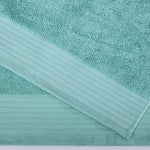 Superior Turkish Cotton Jacquard Herringbone Solid 6 Piece Hand Towel