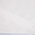 Superior Turkish Cotton Jacquard Herringbone & Solid 8 Piece Towel Set