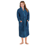 Superior Turkish Cotton Terry Kimono Embroidered Unisex Bathrobe