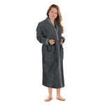 Superior Turkish Cotton Terry Kimono Embroidered Unisex Bathrobe