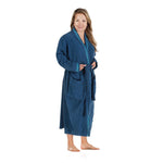 Superior Turkish Cotton Terry Kimono Embroidered Unisex Bathrobe