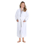 Superior Turkish Cotton Terry Kimono Embroidered Unisex Bathrobe