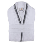 Superior Turkish Cotton Terry Kimono Embroidered Unisex Bathrobe