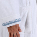 Superior Turkish Cotton Terry Kimono Embroidered Unisex Bathrobe