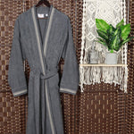 Superior Turkish Cotton Terry Kimono Embroidered Unisex Bathrobe