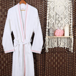 Superior Turkish Cotton Terry Kimono Embroidered Unisex Bathrobe