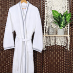 Superior Turkish Cotton Terry Kimono Embroidered Unisex Bathrobe