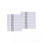 Ultra Plush Turkish Cotton Face Towels - 12 Piece