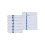 Ultra Plush Turkish Cotton Face Towels - 12 Piece