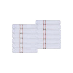 Ultra Plush Turkish Cotton Face Towels - 12 Piece