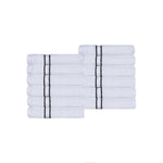 Ultra Plush Turkish Cotton Face Towels - 12 Piece