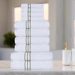 Hotel Turkish Cotton Plush Towel Set 10 Piece
