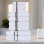 Hotel Turkish Cotton Plush Towel Set 10 Piece