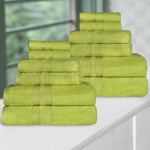 Superior Ultra Soft Cotton Quick Drying 12 Piece Assorted Towel Set