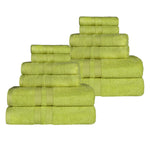 Superior Ultra Soft Cotton Quick Drying 12 Piece Assorted Towel Set