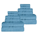 Superior Ultra Soft Cotton Quick Drying 12 Piece Assorted Towel Set