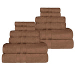 Superior Ultra Soft Cotton Quick Drying 12 Piece Assorted Towel Set