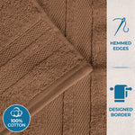 Superior Ultra Soft Cotton Quick Drying 12 Piece Assorted Towel Set