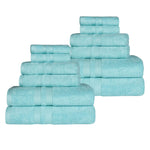 Superior Ultra Soft Cotton Quick Drying 12 Piece Assorted Towel Set