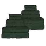 Superior Ultra Soft Cotton Quick Drying 12 Piece Assorted Towel Set