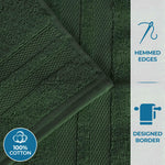 Superior Ultra Soft Cotton Quick Drying 12 Piece Assorted Towel Set